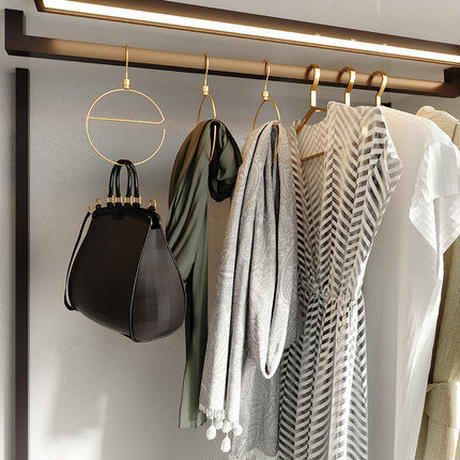 アイアンゴールドラウンドハンガー