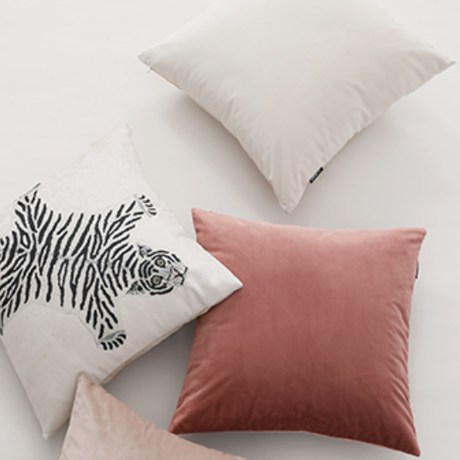 ベルベットローズクッションカバー