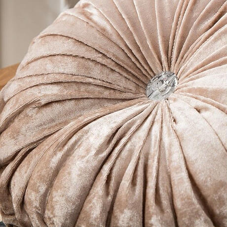 ベルベット ラウンドクッション