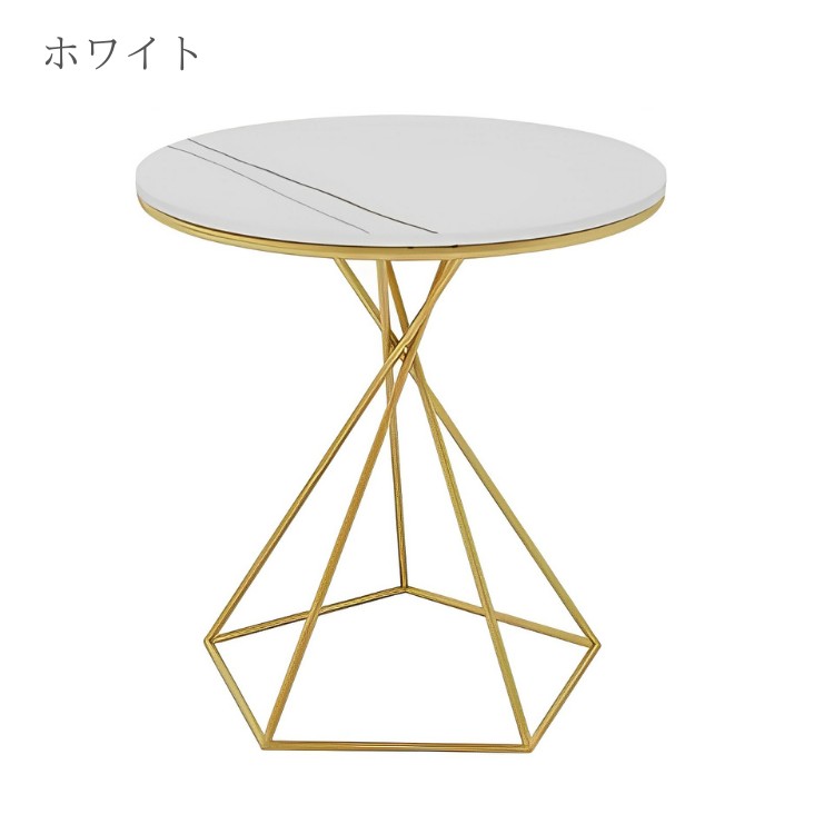 ゴールドクロスライン大理石テーブル