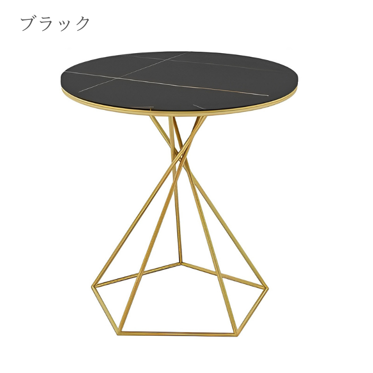 ゴールドクロスライン大理石テーブル