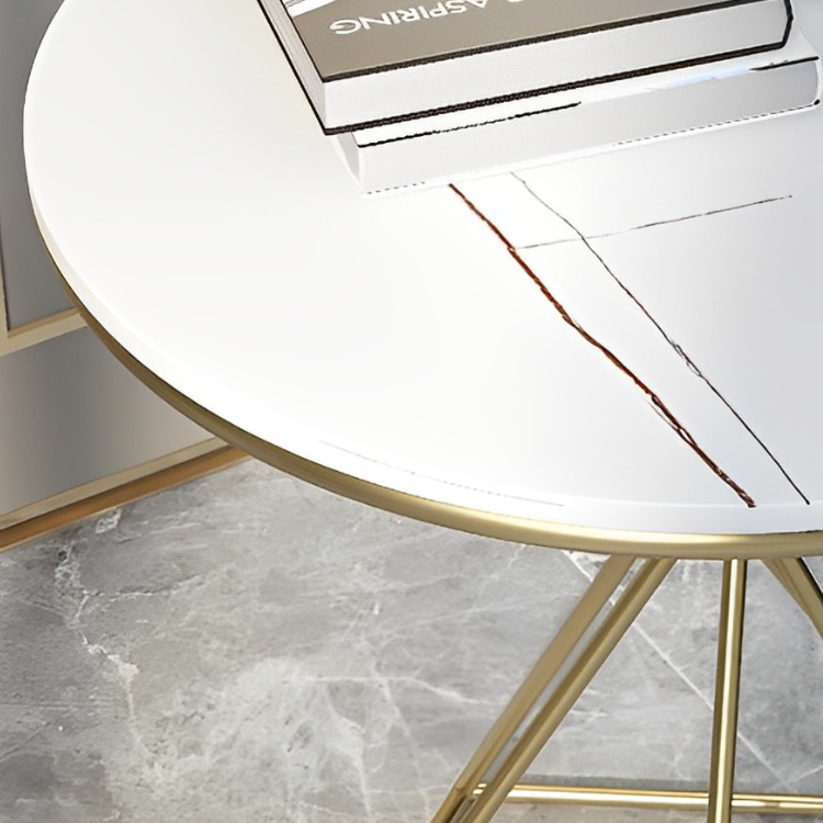 ゴールドクロスライン大理石テーブル