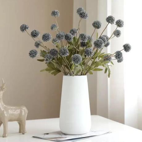 ポンポンアートフラワー ベース付き