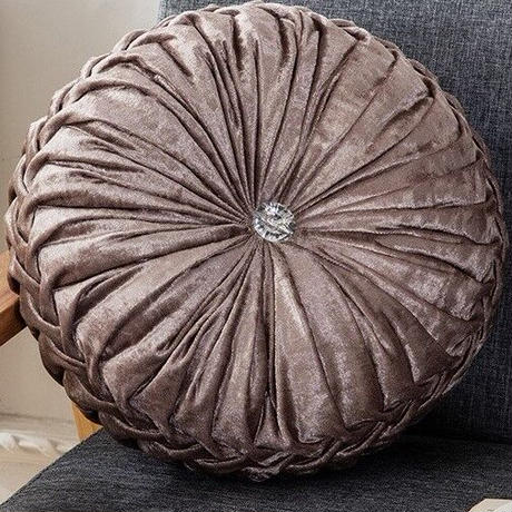 ベルベット ラウンドクッション