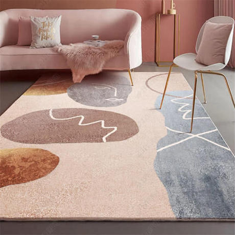 ピンクテイストフロアラグ（6タイプ）