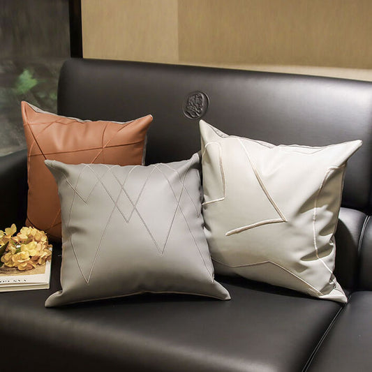 リラックスロイヤルレザー調クッションカバー