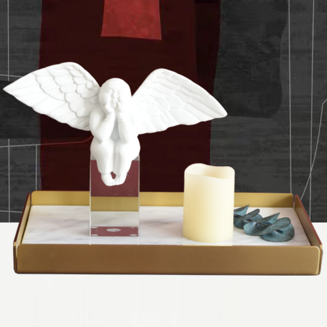 モダン大理石ジュエリートレイ