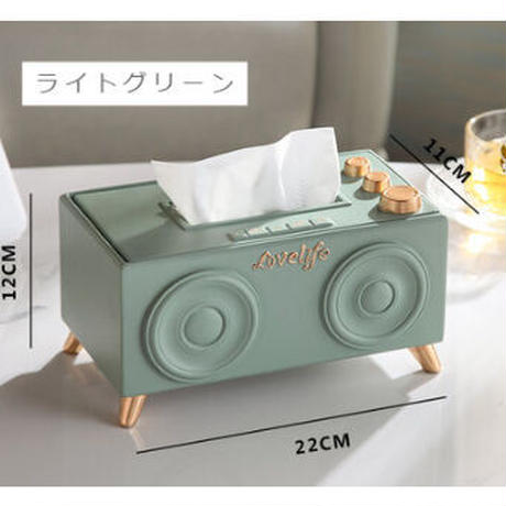 クラシカルラジカセ調ティッシュボックス