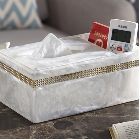 ビジュー収納ケース（ティッシュ+収納）