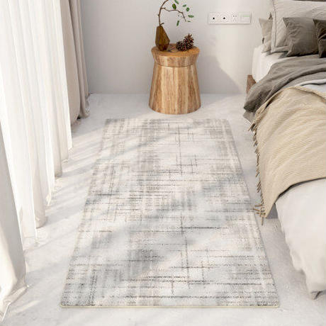 シンプルモダンベッドサイドラグ【60cm×160cm】