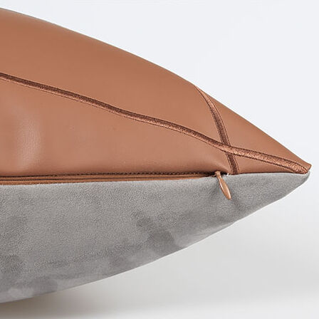 リラックスロイヤルレザー調クッションカバー