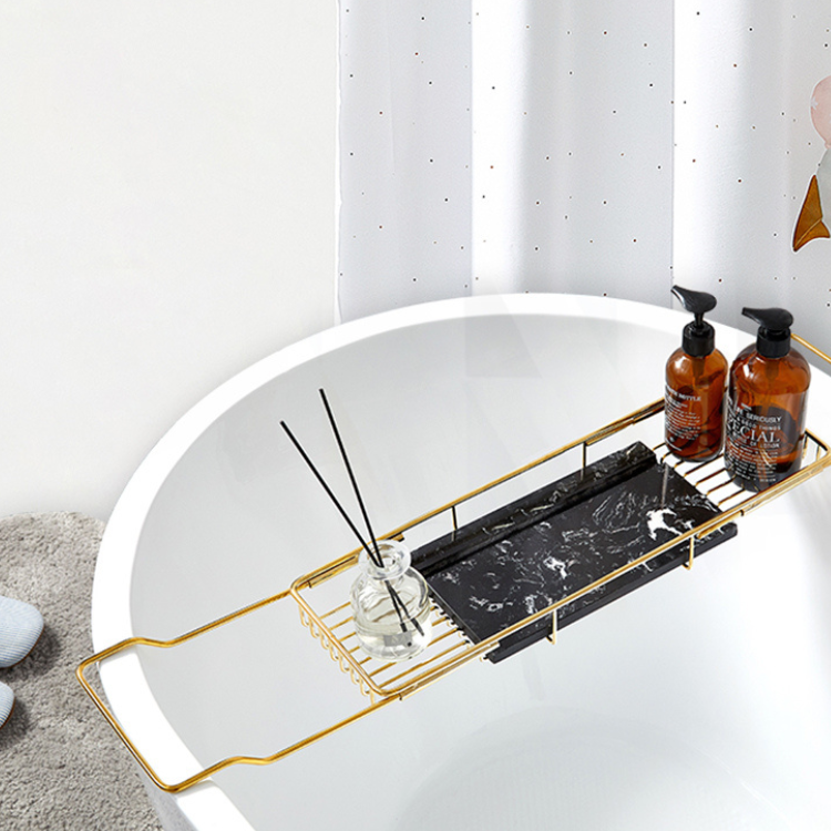 ラグジュアリー大理石バスタブラック