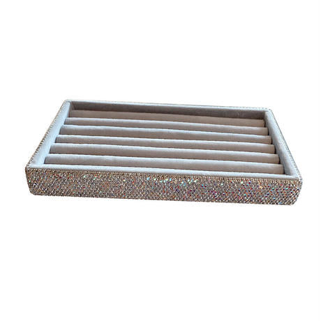 クリスタルアクセサリートレイ