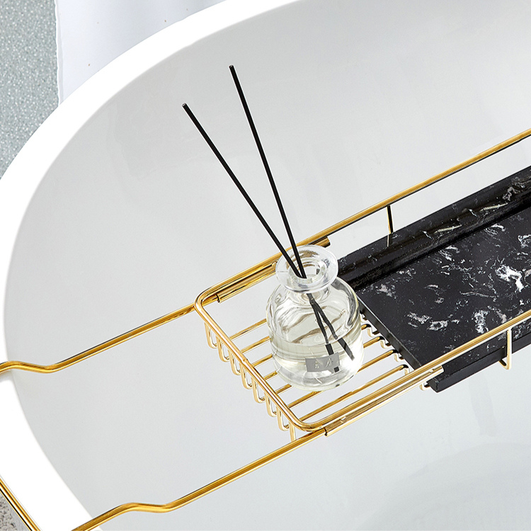 ラグジュアリー大理石バスタブラック