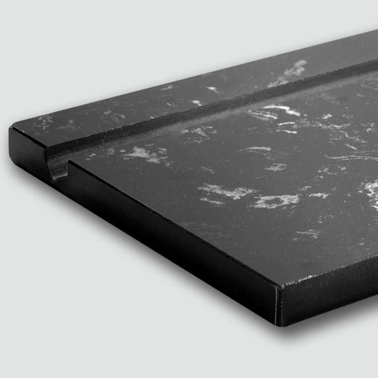 ラグジュアリー大理石バスタブラック