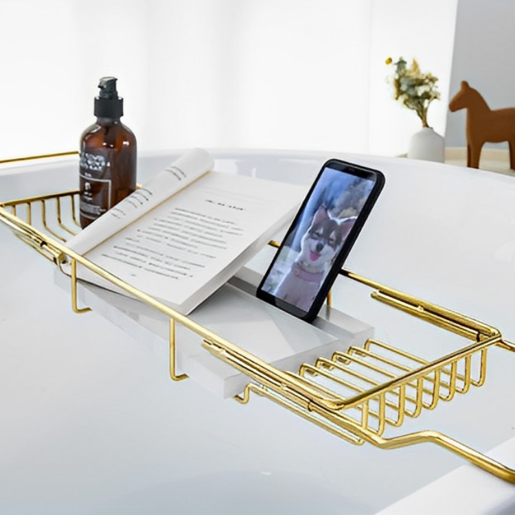 ラグジュアリー大理石バスタブラック