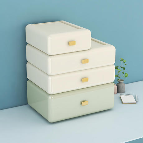 フェミニン卓上キャビネット3段 L