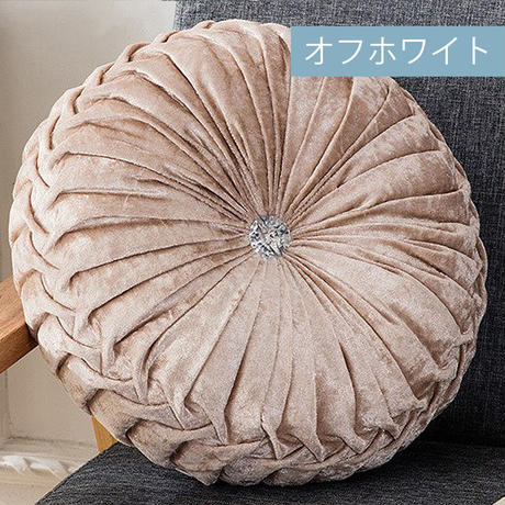 ベルベット ラウンドクッション