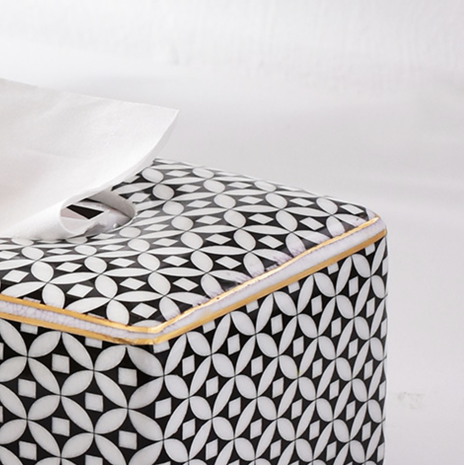 イタリアン モザイクティッシュボックス