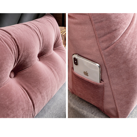 ベルベットベッドサイドクッション