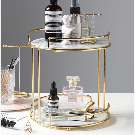 ラグジュアリーゴールド収納ラック（ラウンド）