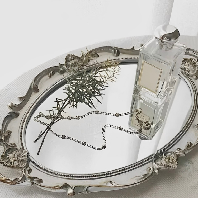 エレガントヴィンテージミラートレー