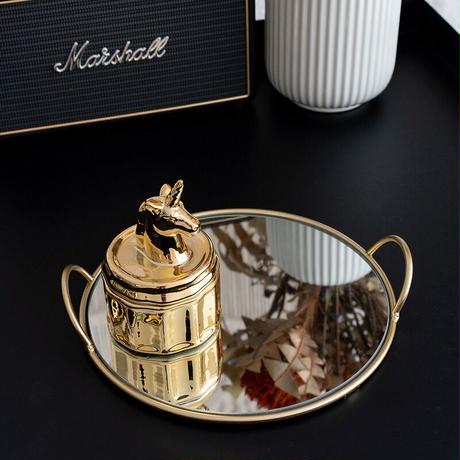 ゴールドミラートレイ