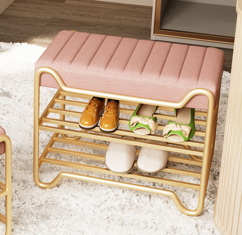 ロイヤルシューズラックスツール（45cm×40cm×35cm）