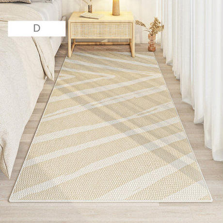 モダンロングベッドサイドラグ（80x180cm、80x200cm）