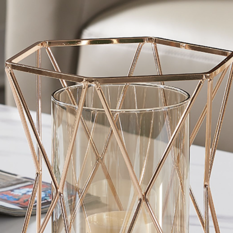 ゴールド網目フラワーベース