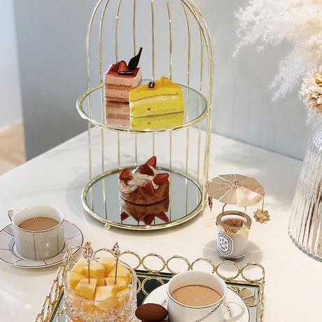 ゴールドバードケージラック（2段）