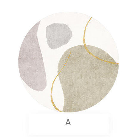 プレミアムカラーラウンドカーペット（120cm)