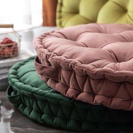 ラウンドビスケットクッション