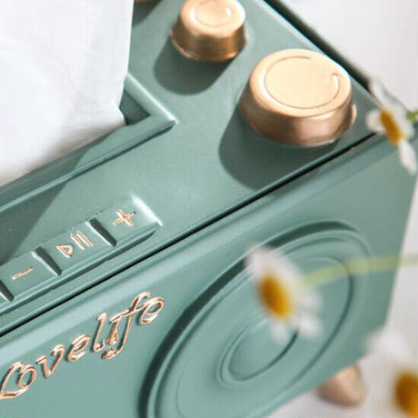 クラシカルラジカセ調ティッシュボックス