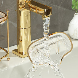 ラグジュアリー2段ソープディッシュ