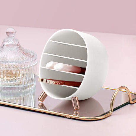 ラウンド型メイクアップボックス