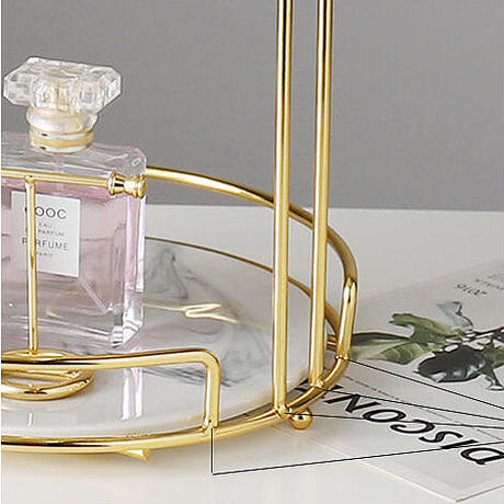 ラグジュアリーゴールド収納ラック（ラウンド）