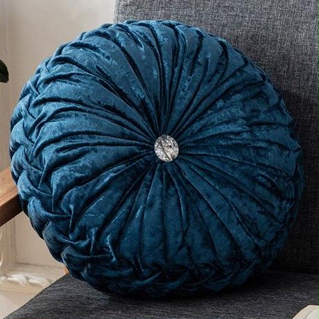ベルベット ラウンドクッション