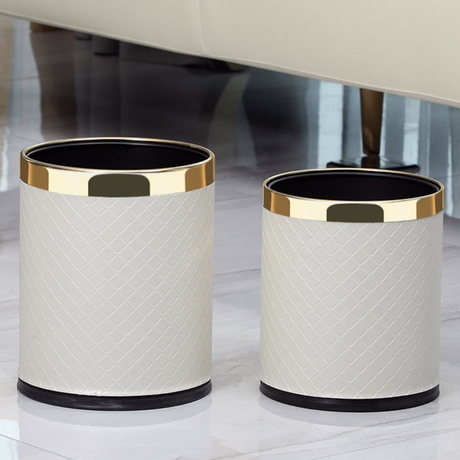 キルティング×ゴールド ダストボックス