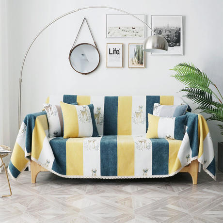 北欧バンビコンビネーションソファーカバー